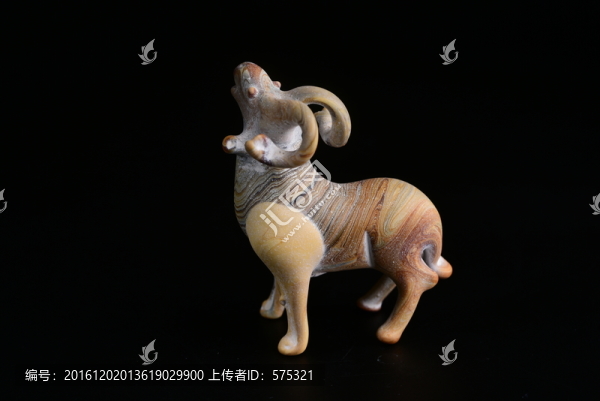 唐代,羊絞胎琉璃