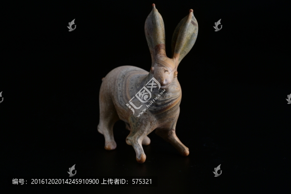 唐代,兔絞胎琉璃