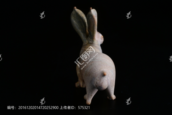 唐代,兔絞胎琉璃