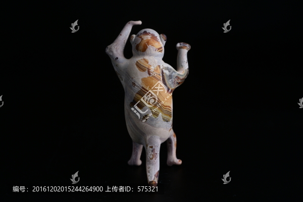 唐代,猴絞胎琉璃