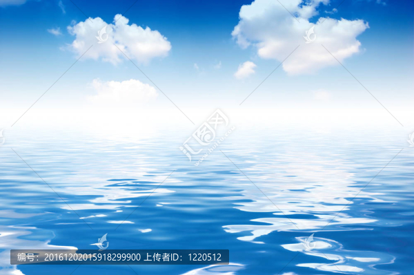海洋與天空背景