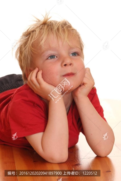 輕松的男孩