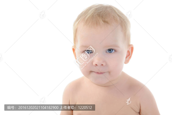 一個快樂的孩子的肖像