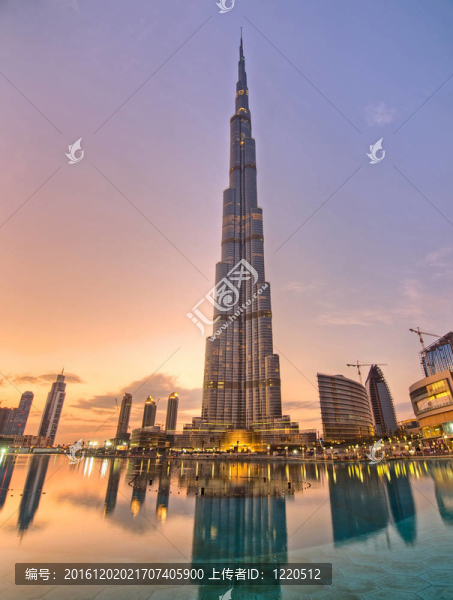 Burj,Khalifa的摩天大樓