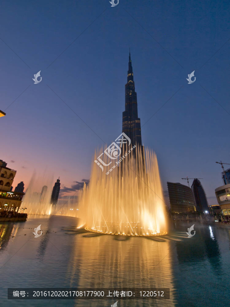 Burj,Khalifa的摩天大樓