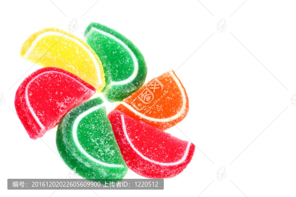 五顏六色的糖果