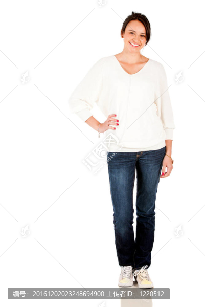 美麗的女人？全身
