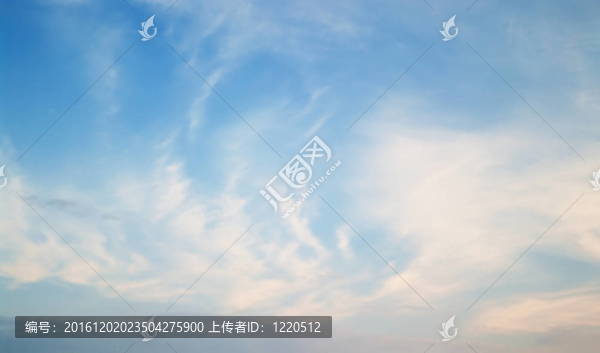 有云的天空