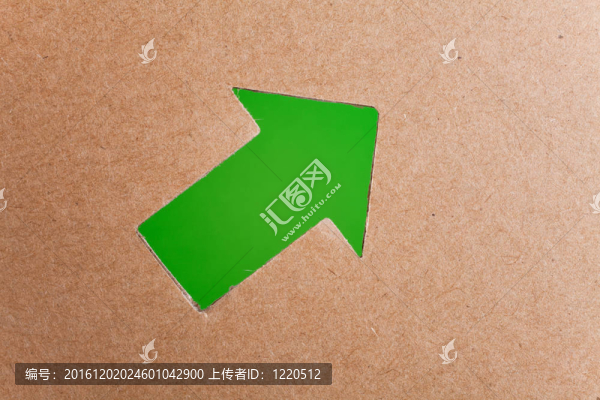 箭頭標(biāo)志和紙板