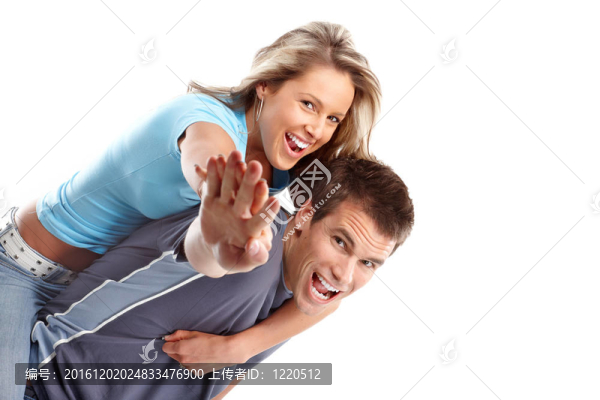 戀愛中的年輕夫婦