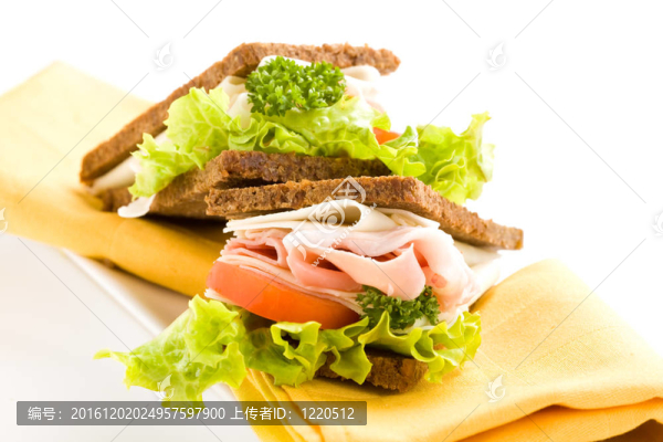 奶酪和火腿三明治2