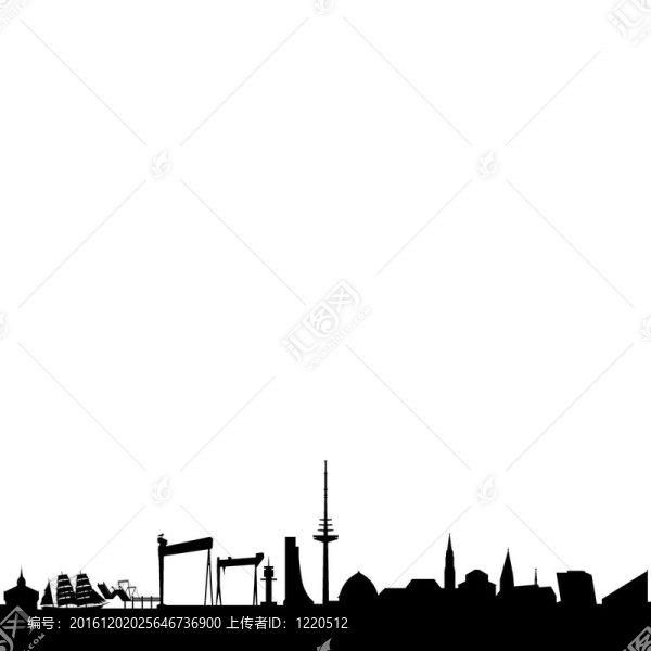 Kiel,Silhouette,black摘要
