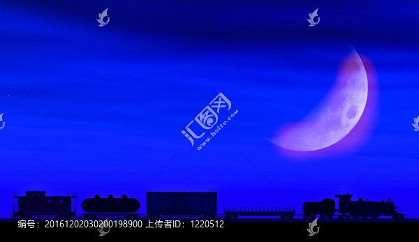晚上的火車