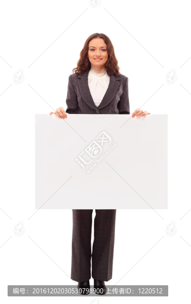 可愛的印度女人用空白白板