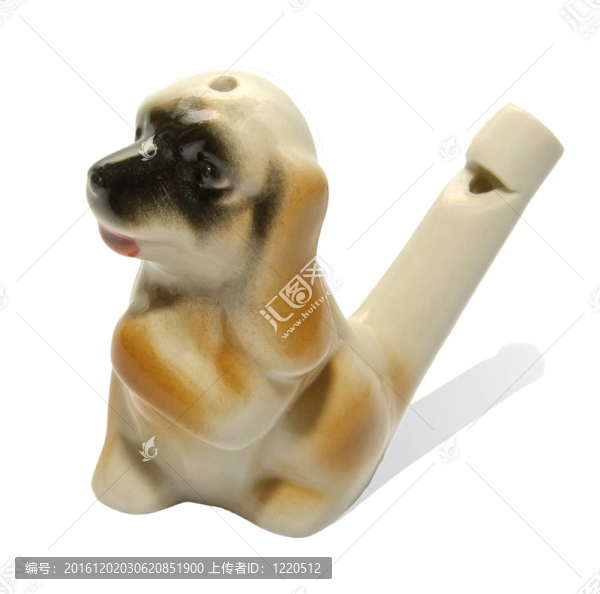 具有狗形的隔離水哨
