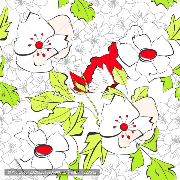 花無(wú)縫壁紙