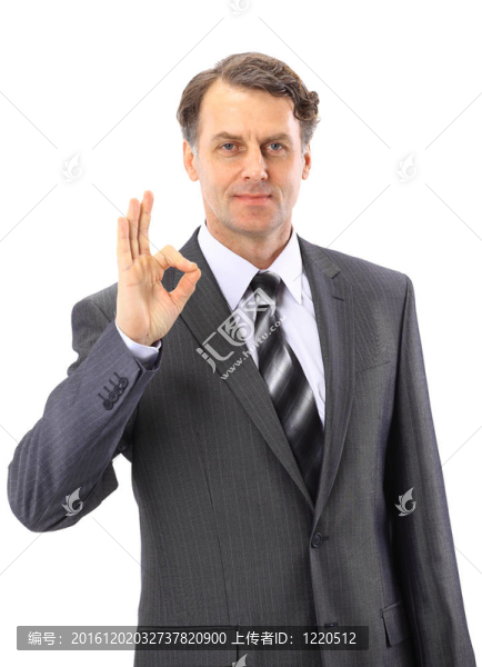 年輕的商人；穿著西裝；露出招牌