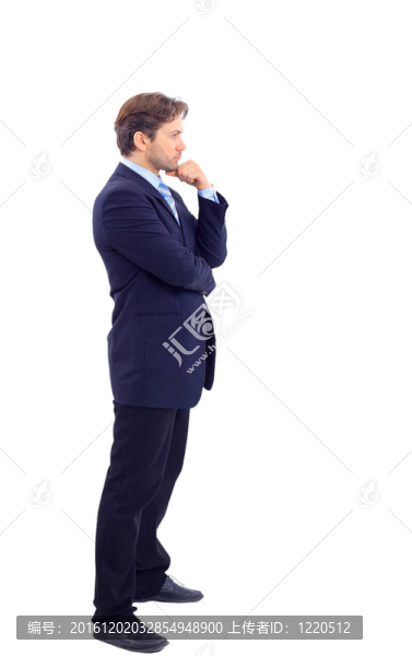 中年商人的全長(zhǎng)輪廓