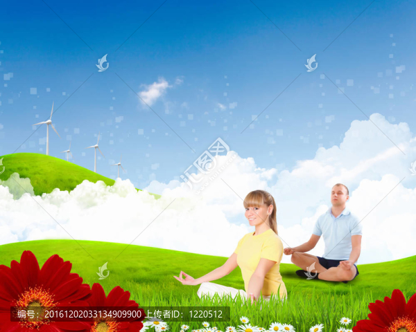 一位年輕女性在自然中沉思的畫像