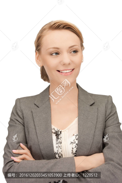 幸福和微笑的女人