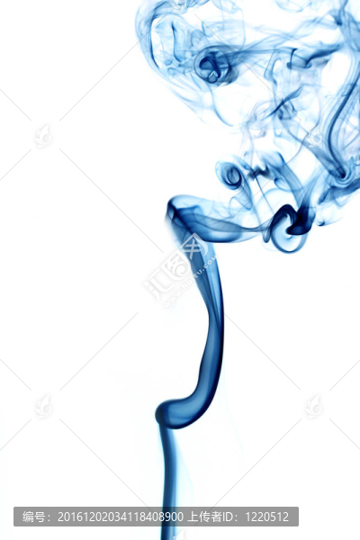藍色的煙霧