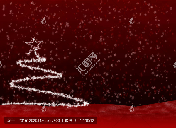雪花圣誕樹