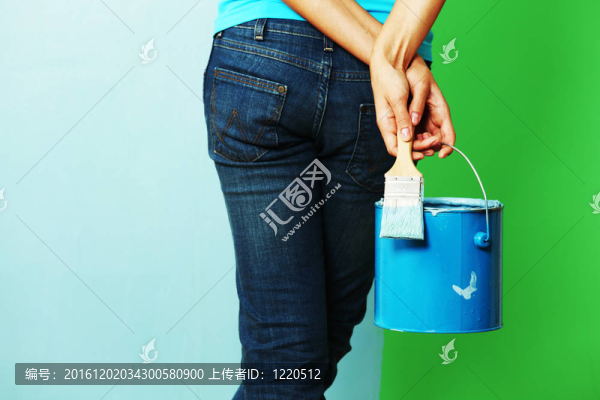 墻上的女人漆