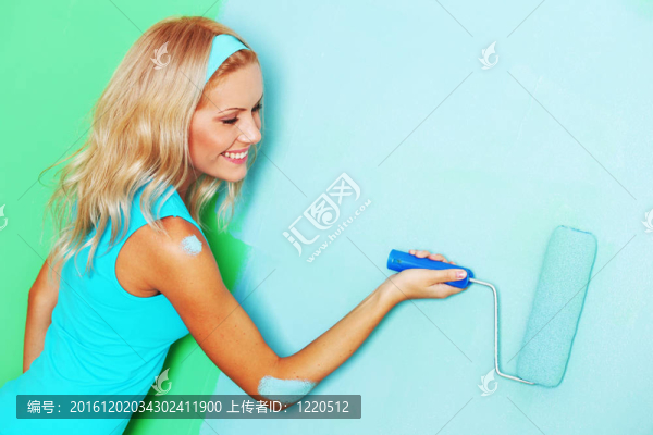 墻上的女人漆