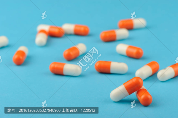設(shè)置藍(lán)色背景膠囊