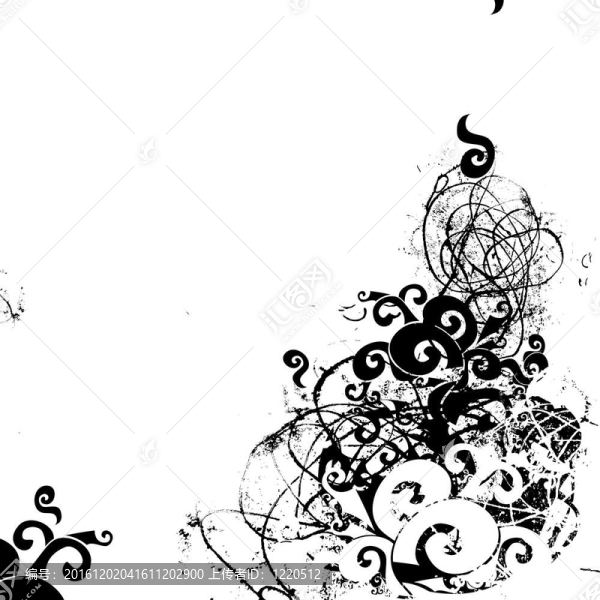 花卉背景；載體