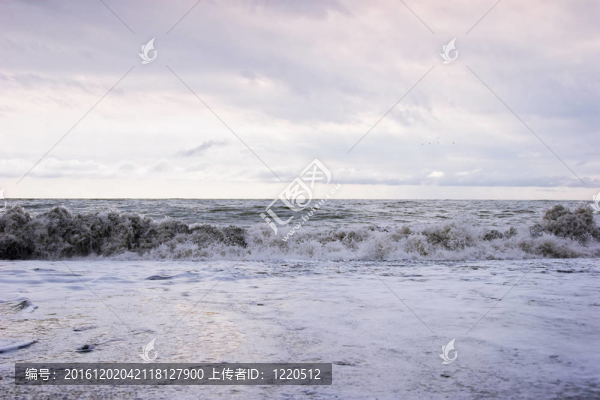 沙灘上的海浪