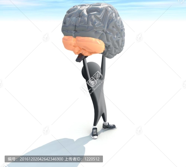 持有人腦的人
