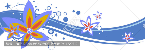 花的插圖