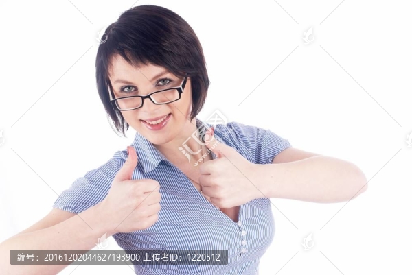 拇指上的女人