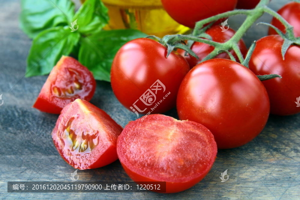 西紅柿櫻桃鮮熟全