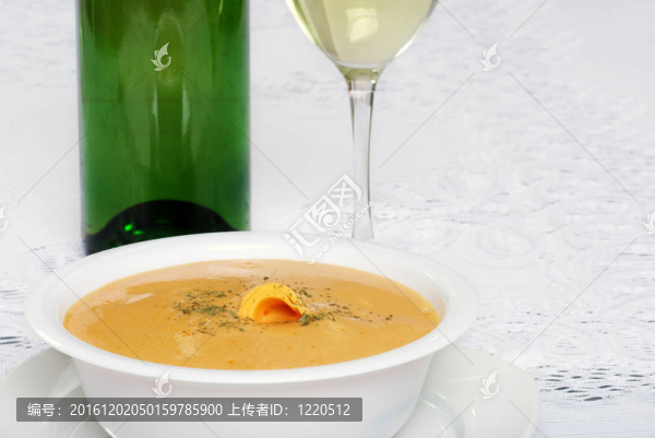 特寫切達(dá)奶酪湯