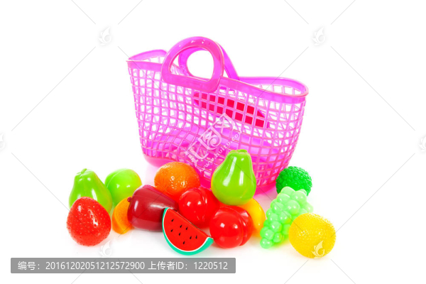 粉紅色塑料購物袋與塑料雜貨店