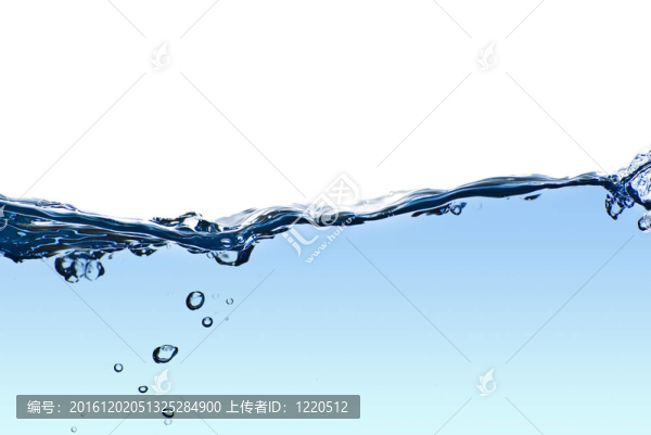 孤立的水濺著氣泡和水滴-抽象背景環(huán)境主題