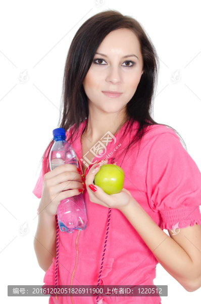 蘋果女孩的肖像