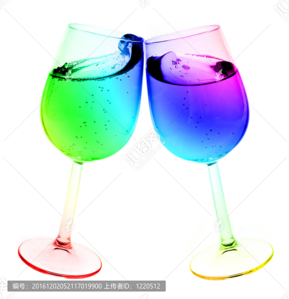 白色背景葡萄酒的分離式抽象彩色葡萄酒