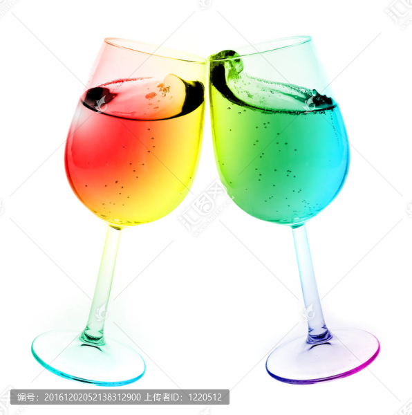 白色背景葡萄酒的分離式抽象彩色葡萄酒