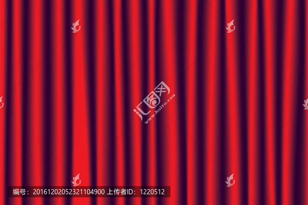 紅色天鵝絨劇院窗簾
