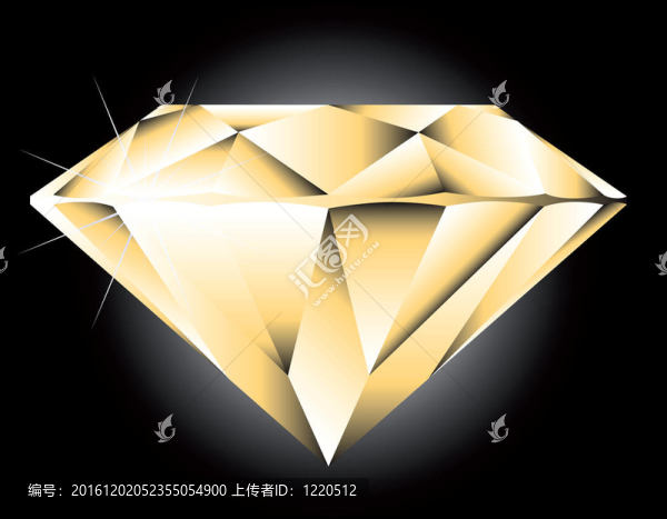 圓形明亮切割鉆石透視