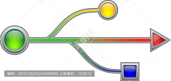 電子硬件USB接口標(biāo)志。