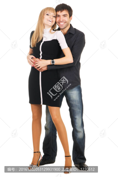 美麗的年輕夫婦