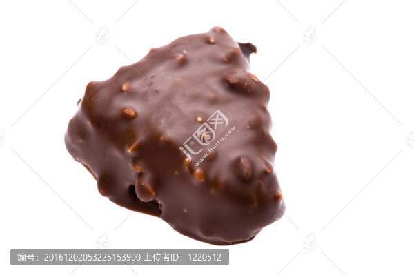 棕色巧克力糖
