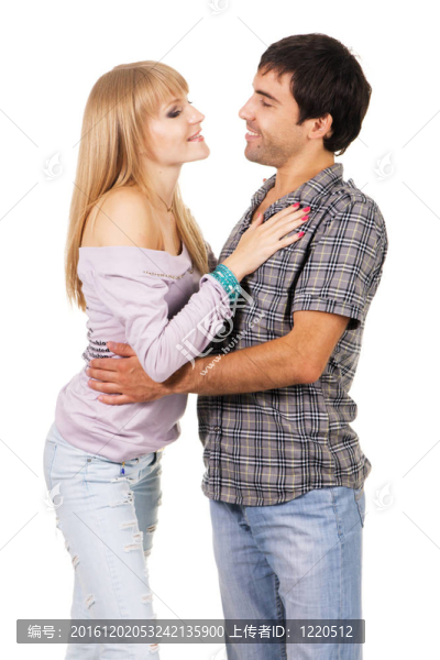 美麗的年輕夫婦