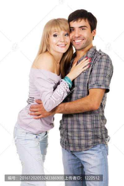 美麗的年輕夫婦