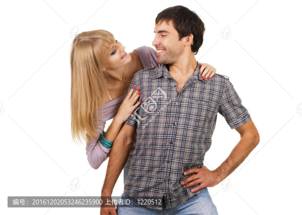 幸福的年輕夫婦