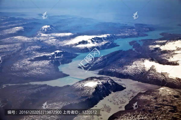南極上空的空中觀